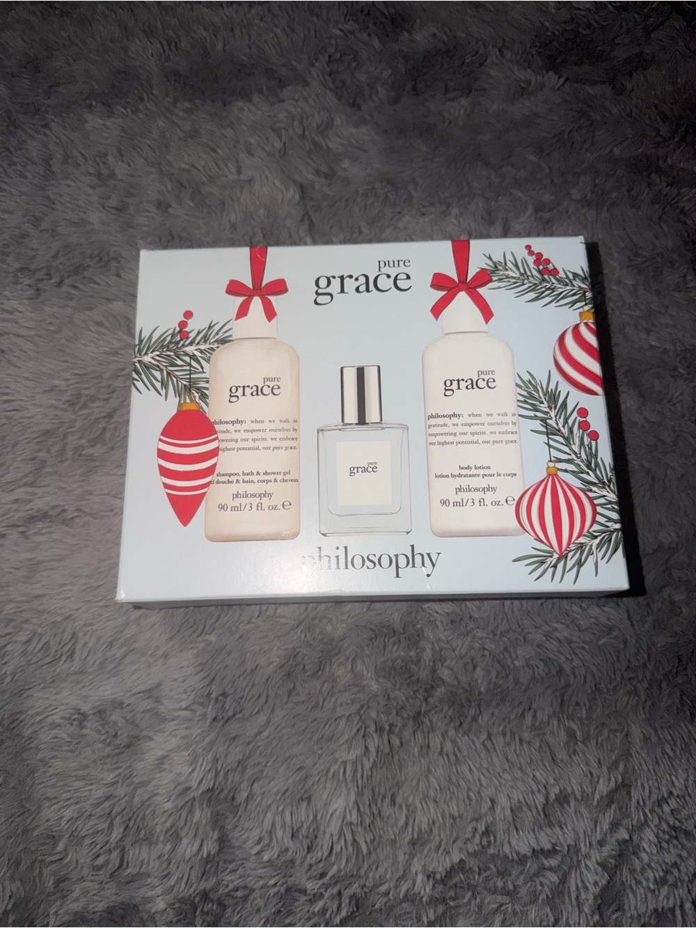 philosophy Pure Grace Women’s Bath & Body Gift Set — White